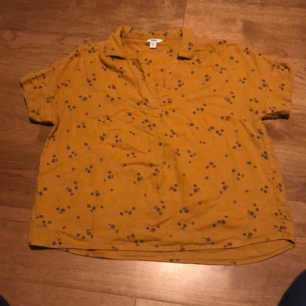 Medium Floral Print Button Up Shirt